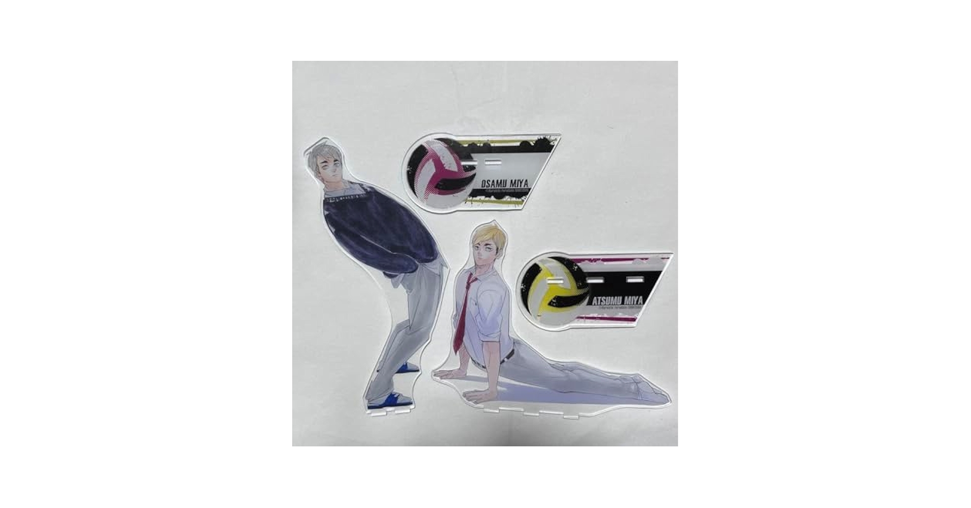 Amazon.co.jp: ハイキュー 宮侑 宮治 アクリルmegaフィギュア