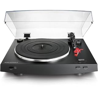 Audio-Technica AT-LP3BK Plateau tournant stéréo à courroie entièrement automatique Noir noir - Les Beatles, Paul McCartney, John Lennon, RIngo Starr, George Harrison