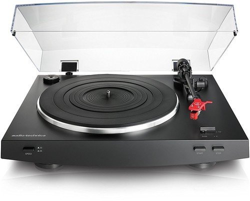Audio-Technica AT-LP3BK Plateau tournant stéréo à courroie entièrement automatique Noir noir - Les Beatles, Paul McCartney, John Lennon, RIngo Starr, George Harrison Audio-Technica AT-LP3BK Plateau tournant stéréo à courroie entièrement automatique Noir noir