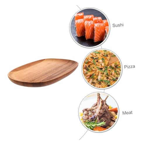 Plato Irregular de Madera para Sushi y Aperitivos miniatura 7