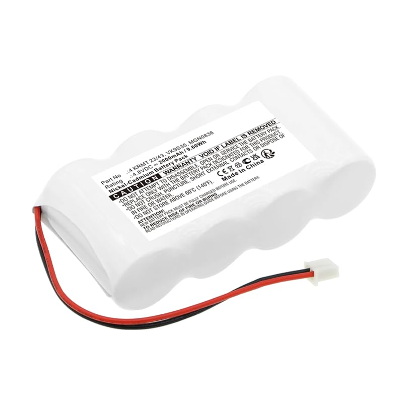 Batterie Ni-CD SC 4,8 V 2000 mAh 2 Ah 4,8 V pour lampe d'urgence 804284N