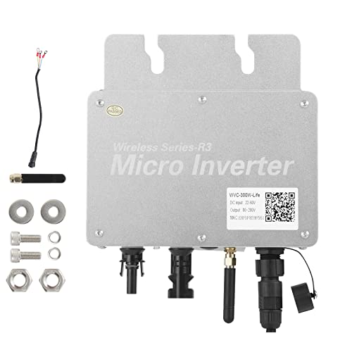 Inversor conectado a la red fotovoltaica Mppt mini solar inverter Waterproof GRID - Connected inverter Sistema de monitoreo de teléfonos móviles con WiFi (300W) Cover