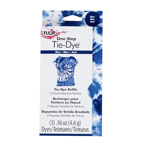 Tulip One-Step Tie-Dye Kit Dye Refill Packs, Blue
