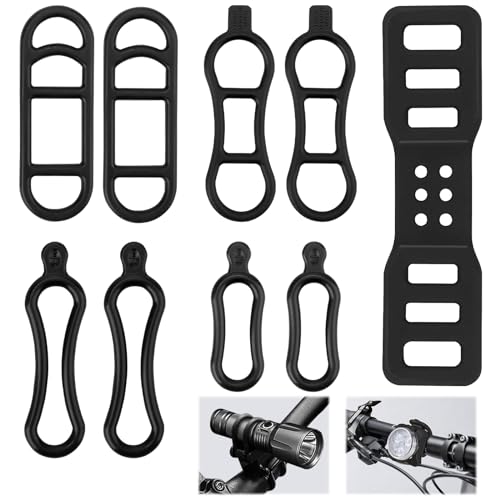 25 Elastische Silikon-Gummibänder Für Fahrradlichter & Zubehör - Vielseitige Halterung Für Lenker & Sattelstütze