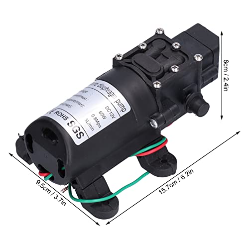 Pompe à eau DC 12 V 60 W pompe à membrane à pression d'eau