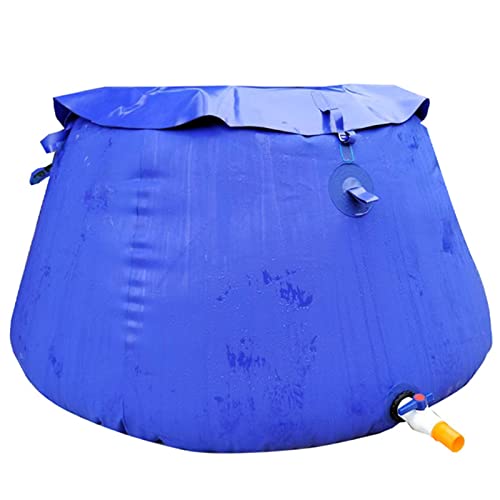 Deposito Agua 100 200 300 500 1000 2000 Litros, Bolsa de Contenedor de Tanque de Agua Plegable Deposito Agua Flexible Deposito Agua Lluvia Contenedores de Almacenamiento de Agua de Emergencia,1000L