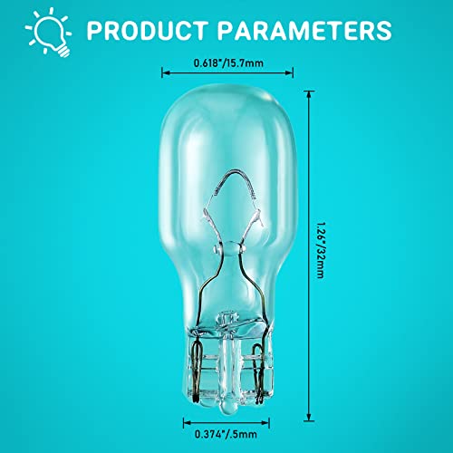 Riakrum SUVELAM T5 Landscape Light Bulbs 12 Volt 4 Watt Landscape Bulbs Low Voltage Landscape Lighting Bulb Malibu Bulbs Light Bulb thumb #1