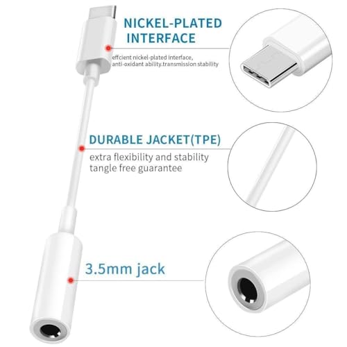 Image of Etguuds Charger Compatible with Audio Connector - Seamless Sound Connectivity for Your Devices Charging Jack Super Fast Charging Compatible