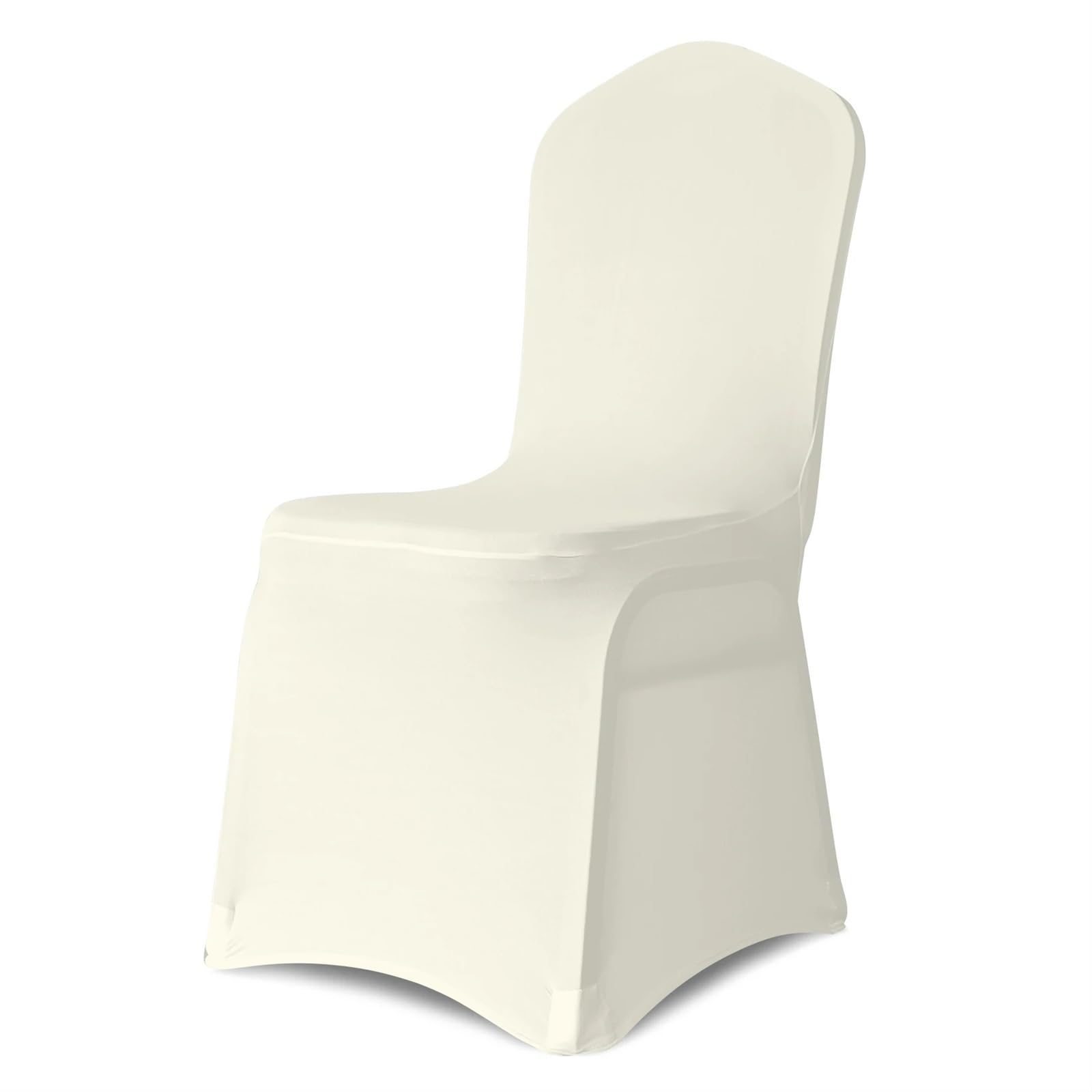 50/100 Stück beige Elasthan-Stuhlhussen for Hochzeit, Restaurant, Bankett, Hotel, Esszimmer, Party, Polyester-Stretch-Stuhlhussen Für Stühle(BEIGE,100pcs Chair Cover)