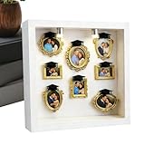 Marco De Fotos De Museo - Para Retratos De Silueta,Juego De Marcos De Fotos Pequeños Dorados DIY | Para Graduación Cumpleaños Fiesta Boda San Ella Él Familia Niños Novio