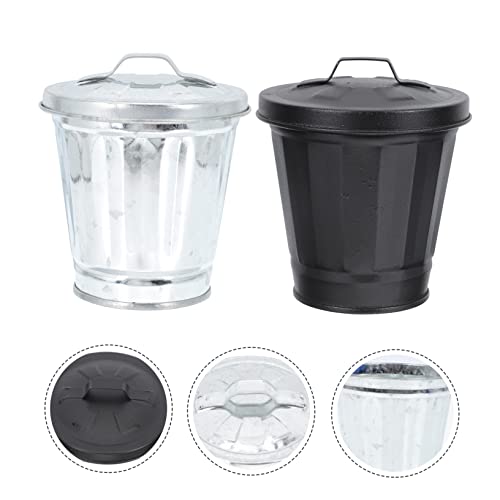 Set de 2 canecas clásicas mini para escritorio miniatura 6