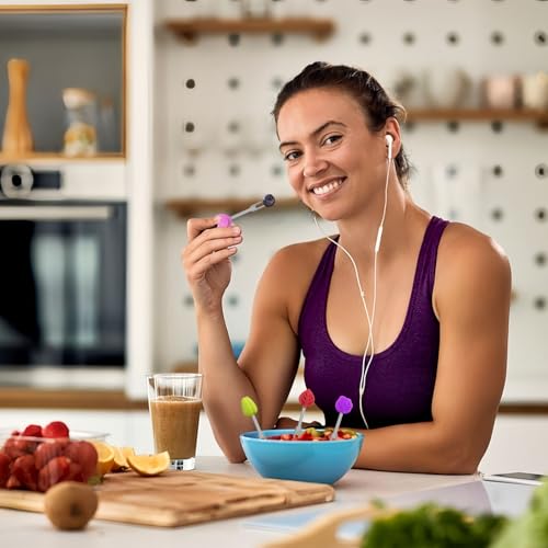 6 Stück Piekser Fingerfood Kinder Food Picks,Obstgabeln Kinder Obstgabeln Snack Piekser Kinder Mini Gabeln Für Kinder Brotdose Piekser Kinder,für Lunch-Box Party Nachmittagstee