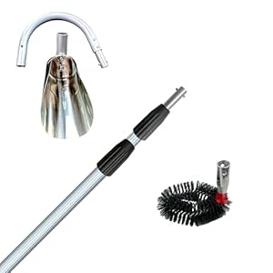 FenWi 4m Teleskop Dachrinnenreiniger Set FW-DRRS-4