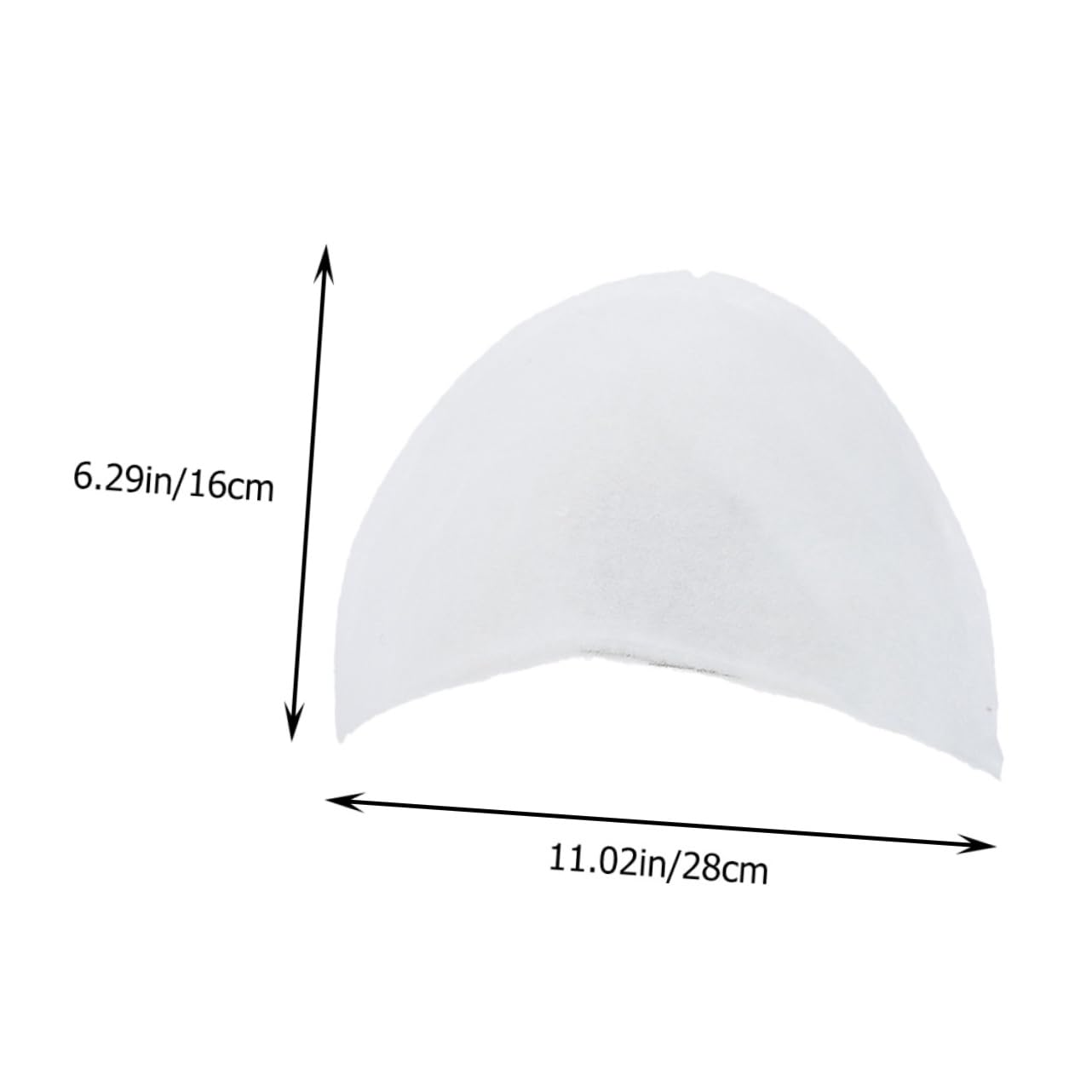 CIMAXIC Shoulder Pads for Women 50pcs Cotton Suit Shoulder Padding Lightweight Breathable