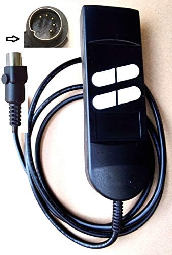 UP/Down 4 Button 5PIN Roll line 180° Electric Sofa Remote Hand Control for OKIN,LIMOSS,Pride,Golden,Berkline Lift Chair or Power Recliner