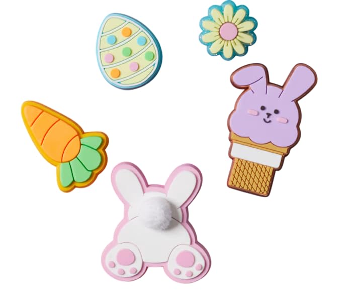 Crocs Jibbitz-Charms, Osterfeier, 5 Stück