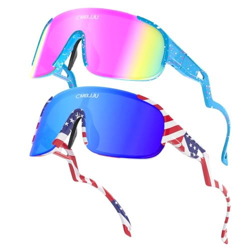 Image of Kids Sunglasses,Youth Baseball Glasses for Boys Girls Age 6-14,Sports UV Protection Goggles
