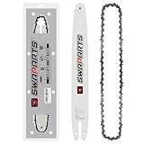 16 Inch Replacement Chainsaw Bar and Chain Combo, 3/8" LP Pitch, 050" Gauge, 55 Drive Links for Stihl MS170 MS180 C MS193 MS200 Poulan PLN3516F McCulloch PM 400