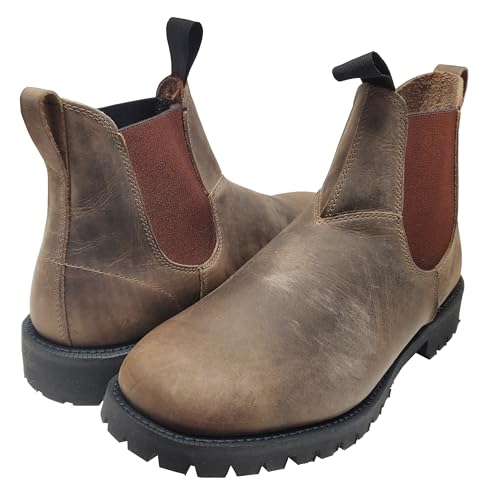 Canada West Men's Romeos Boots Dark Farmer Crazy Horse