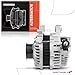 A-Premium Alternator Compatible with Honda & Acura Models - Civic 2012-2015 1.8L, HR-V 2016-2018 1.8L, ILX 2013-2015 2.0L - L4 Engine - 95Amp 12V 6-Groove Pulley Clockwise - Replace 31100R1AA01