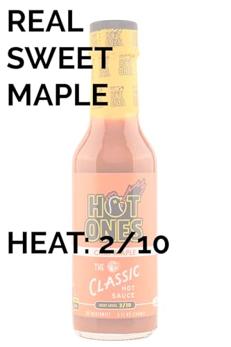 Image of Hot Ones The Classic Chili Maple Made With Natural Ingredients & Flavors From Chili Peppers & Maple Syrup, 5 fl oz Bottle (1-Pack)