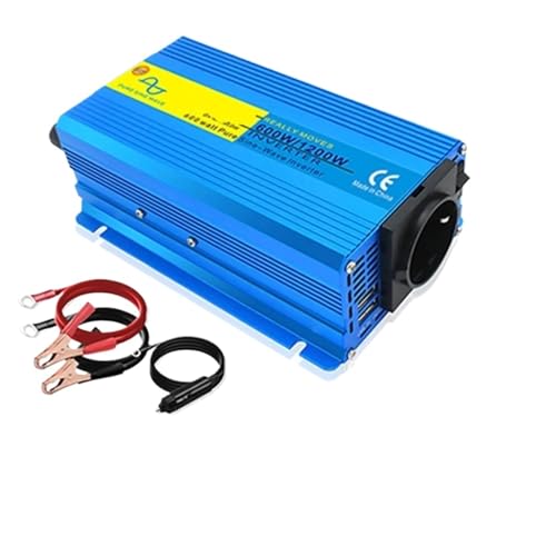 Transformateur Onduleur 1200W pour alimenter vos appareils 220V en camping sur batterie 12V