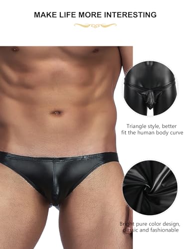 Ropa interior de tanga para hombre con bolsa abultada de ajuste cómodo 5