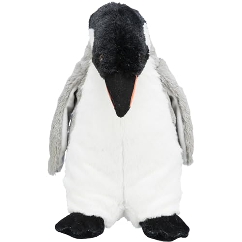 Trixie Pinguin Hundespielzeug Be Eco Erin - umweltfreundliches Plüschtier aus Recycling-Material, 28cm - nachhaltiges Kuscheltier Pinguin - Stofftier in schwarz-weiß - 34884