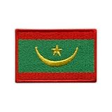 Flagge von Mauretanien – 5,1 cm – magnetische Rückseite – bestickter Aufnäher/Abzeichen/Emblem