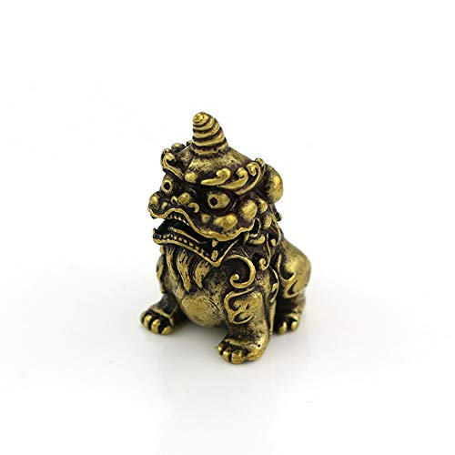Petite bête propice en bronze : le cadeau idéal d'art asiatique