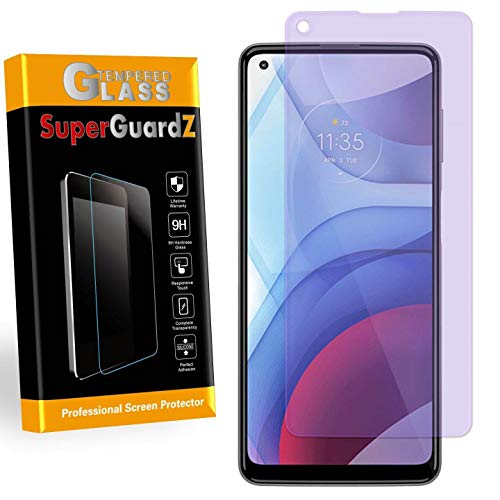 For Motorola Moto G Power (2021) Screen Protector Anti Blue Light Tempered Glass [Eye Protection], SuperGuardZ, 9H, 0.3mm, Anti-Scratch, Anti-Bubble