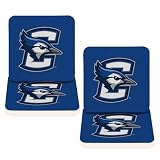 Desert Cactus Creighton Bluejays Square Coaster, 4 Pack (A)