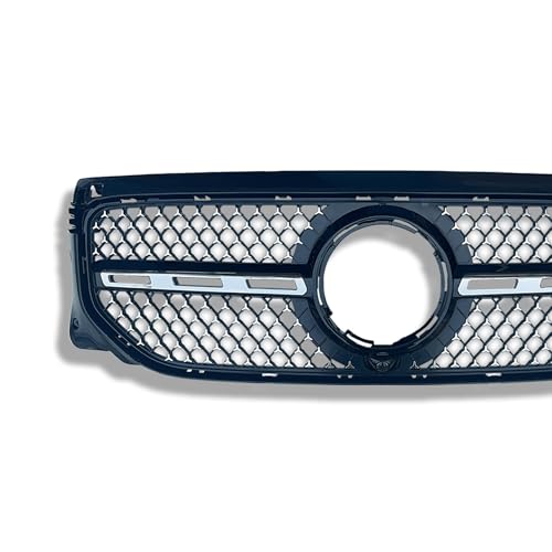 STSEV01 Front Bumper Grill Upper Grille Compatible with Mercedes Benz GLB Class X247 2024 2025 GLB250, Silver Chrome Diamond Style Replacement Grid Accessories by Sts.Ev01 - Image 7