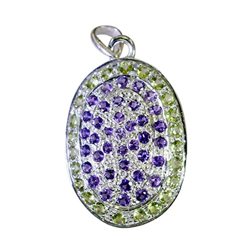 Pendentif en argent sterling 925 multi-pendentif rond à porter au quotidien ou en soirée