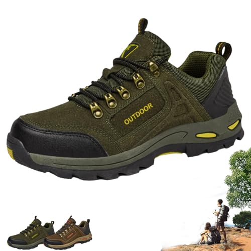 ZJQ Duddle Orthopedic Shoes for Men, Dudlle Mens Breathable Lightweight Arch Support Sneacks for Mountaineering Outdoor Hiking
