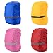 Waterproof Backpack Rain Cover for 10L70L Hiking Camping Outdoor Use, Oxford Cloth Protection with Reflective Strip, Red(Pink)(XS)