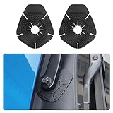 2PCS Car Windshield Wipers Hole Dust Cover,Premium Silicone Wiper Blades Hole Protection Device Prevents Blockage,Universal Automotive Exterior Accessories Fits Car Truck SUV (Black)