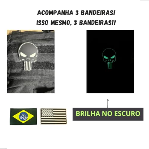 Mochila Tática 50l Reforçada Impermeável Masculina Grande(Preto)