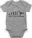 Produktbild Baby Body Junge Mädchen - & Entwicklung - Motocross Evolution - 6/12 Monate - Grau meliert - babykleidung strampler kurzarm kurzarmbody jungen bodies babybody bodys babysachen sachen kinder