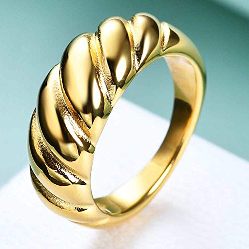 Jude Jewelers Stainless Steel Twisted Style Classical Plain Wedding Engagement Promise Anniversary Band Ring3