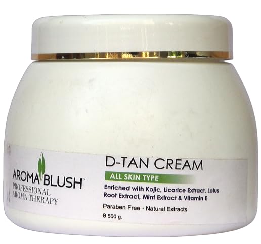 Get a Radiant and Tan-Free Skin with Aroma Blush D-Tan Cream-500gm: Instant Glow for All Skin Types……
