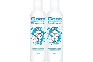 Goat Milk Shampoo and Conditioner for Softer, Shinier Hair