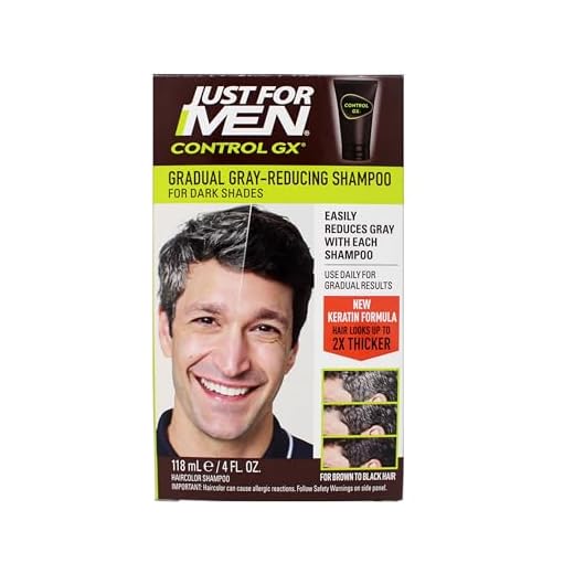 JUST FOR MEN ControlGX grått reducerat schampo (147 ml)