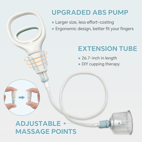 Cupping Kit for Massage Therapy 20 Suction Cups for Back Muscle Body Physical Pain Relief Cupping Set with Carring Case