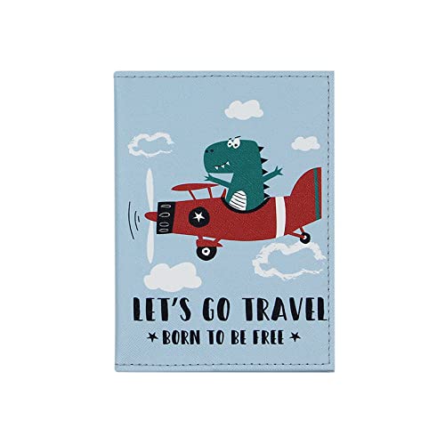 Cute Vegan Leather Passport Holder Cover World Map Travel One Pocket Passport Case Wallet For Kids Teens Adults #TOP20