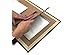 Creative Picture Frames [1420bk-b] Double Magazine Frame Holds Magazines Measuring 8 1/4 by 11-inches, Black/White Core Matting with Installed Hangers