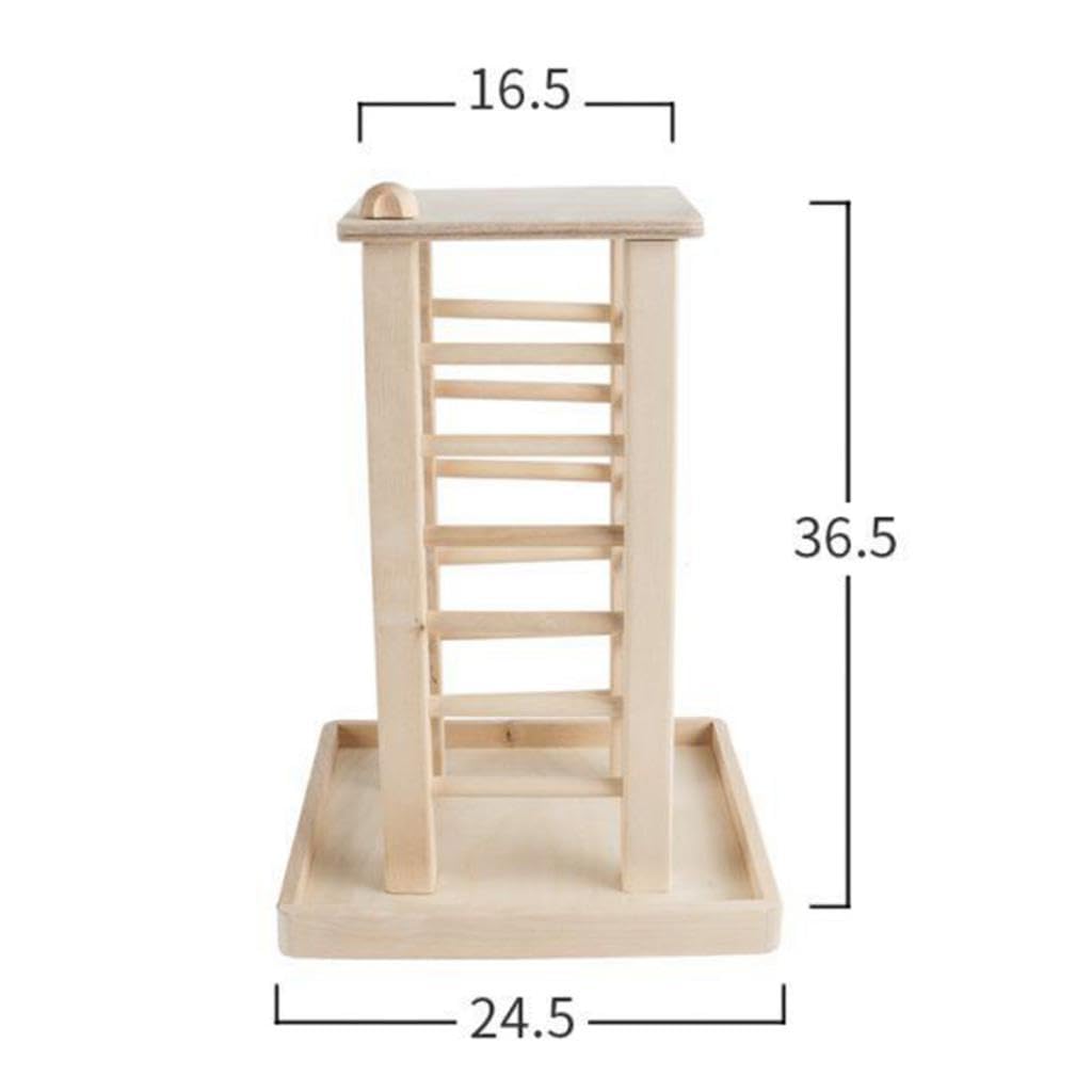 Mangeoire à Foin pour Lapins, Distributeur, Râtelier à Herbe, Bois
