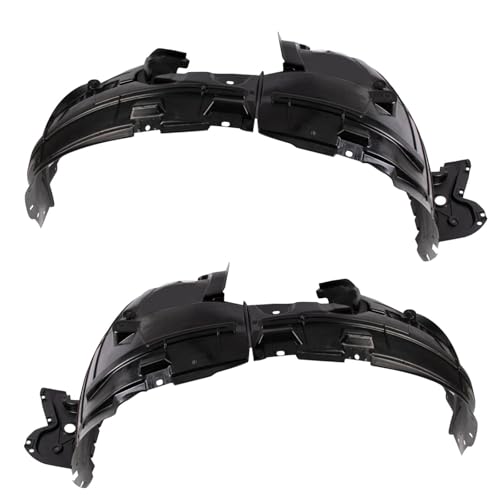 Image of TRQ Front Inner Fender Liner Set Compatible with 2017-2018 Nissan Rogue NI1248158 NI1249135