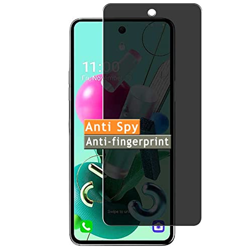 Vaxson Privacy Screen Protector, compatible with LG K92 5G Anti Spy Film Protectors Sticker [ Not Tempered Glass ]