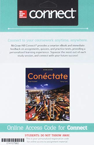 Gen Combo Loose Leaf for Conectate; Connect Acc... 1260045234 Book Cover